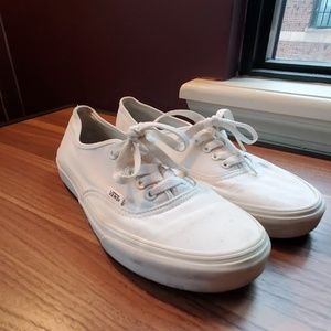 White Authentic Vans